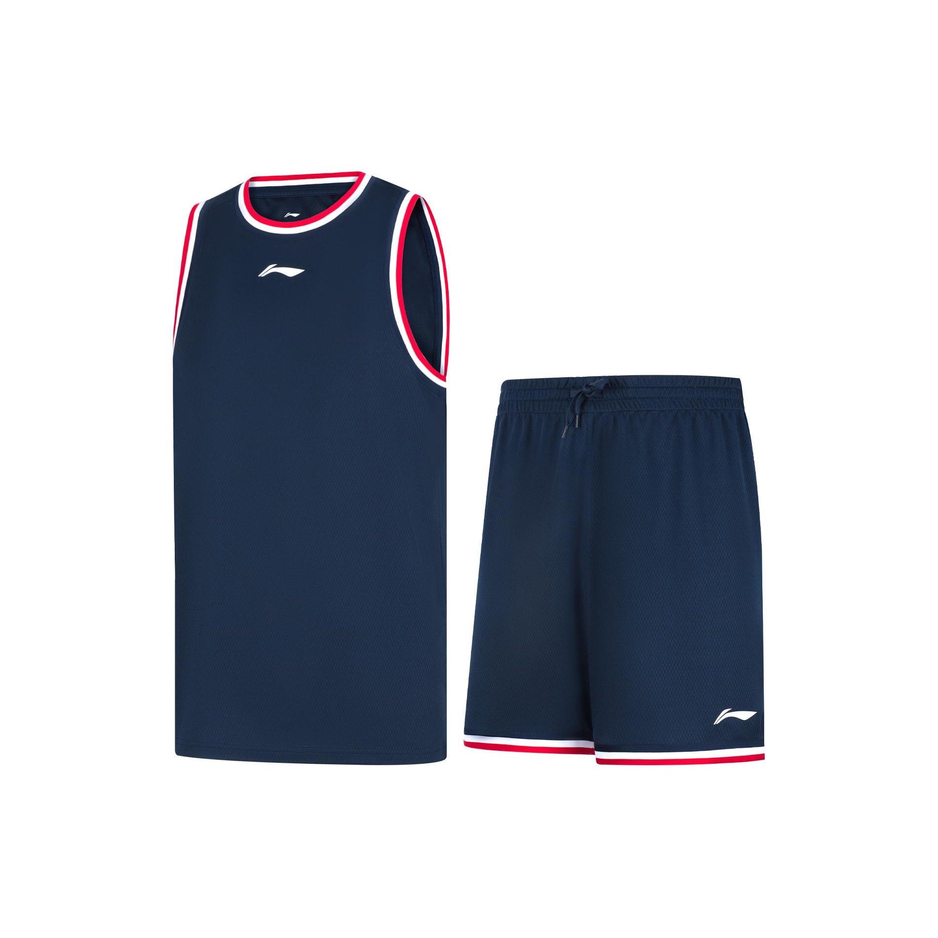Li-Ning Basketball Competition Suits  Navy  Men s AATU017-1 L