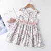 Floral Girls Dress Floral Kids Dresses Girls Princess Dress Children Clothes Girls Dress Casual Wear