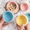 Ceramic Hamster Food Bowl Small Animals Feeding Drinking Bowl Non-tip Food Dish