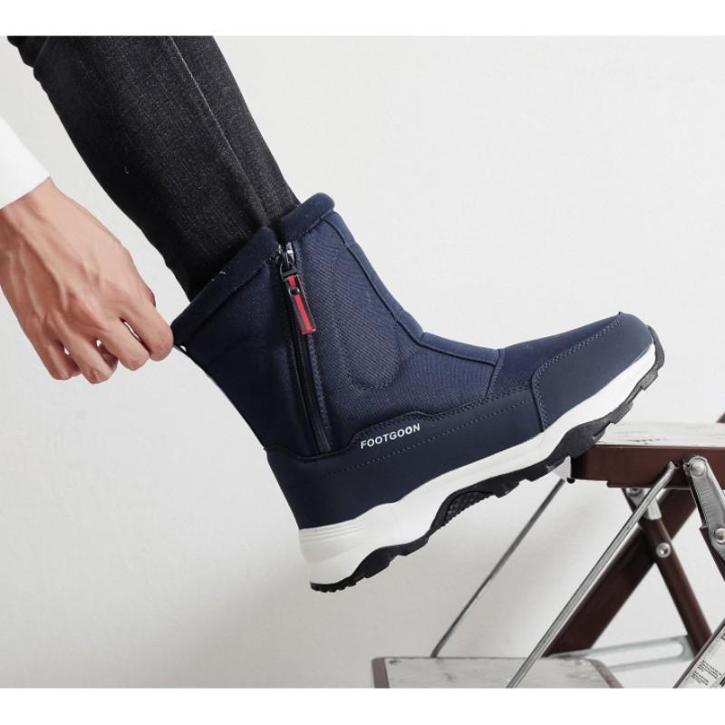 

Мужские зимние утепленные теплые повседневные спортивные ботинки с высоким верхом, удобные уличные ботинки большого размера 36 синий