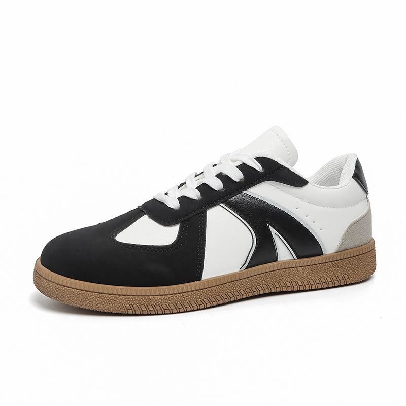 Takeaway Large-size Flat-bottomed Casual Lace-up Sports Single Shoes 22 Autumn New Lace-up German Training Shoes