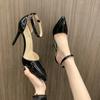 2025 New Women's Fashion Slim Heel Shoes Spring New Pointed Head Shallow Mouth Word with Anti-slip Wear-resistant High Heels
