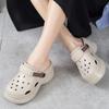 Fashion Women's Chunky Platform Clogs Thick Bottom Eva Wedge Sandals for Women 2025 Summer Non Slip Beach Slides Breathable Garden Shoes