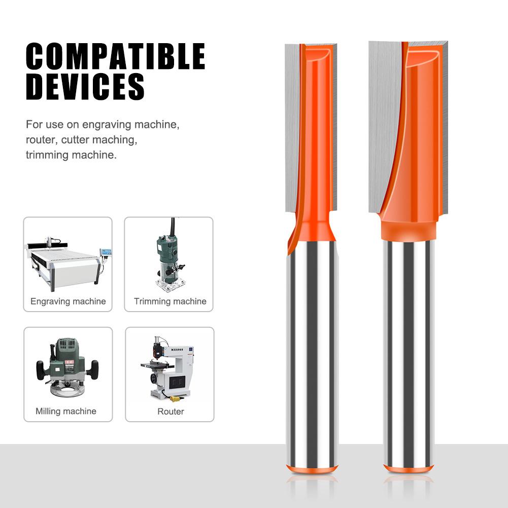 6Mm Woodworking Bottom Cleaning Knife Slotting Knife Woodworking Milling Cutter Notch Knife Edge Trimming Machine Cutter Head Grooving Straight Cutter