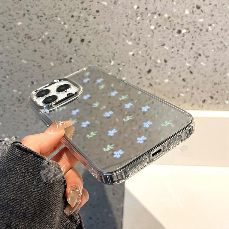 Etui na telefony komórkowe iPhone 11 13 XR 15 Pro Max 12 14 Pro Max Etui iPhone 16 XS Max Lustrzane etui ochronne Lustro Wykwintna kreskówka Wodoodporna