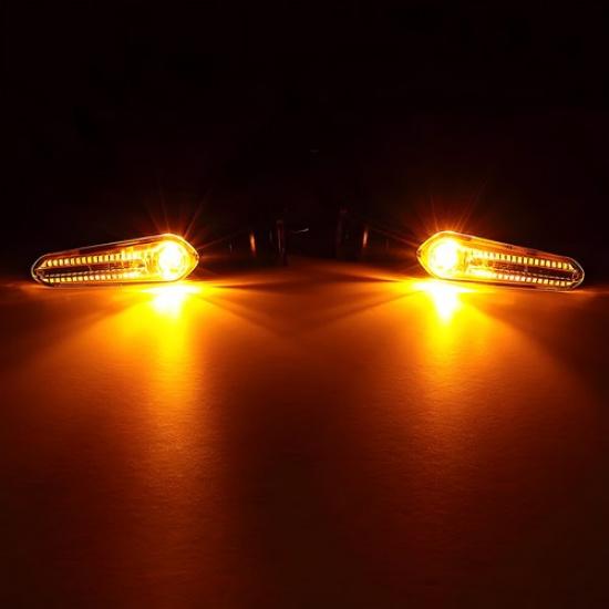 Front Rear Turn LED Signal Light For Yamaha MT-07 MT-09 FZ03 FZ25 YZF R1/R3/ R6S