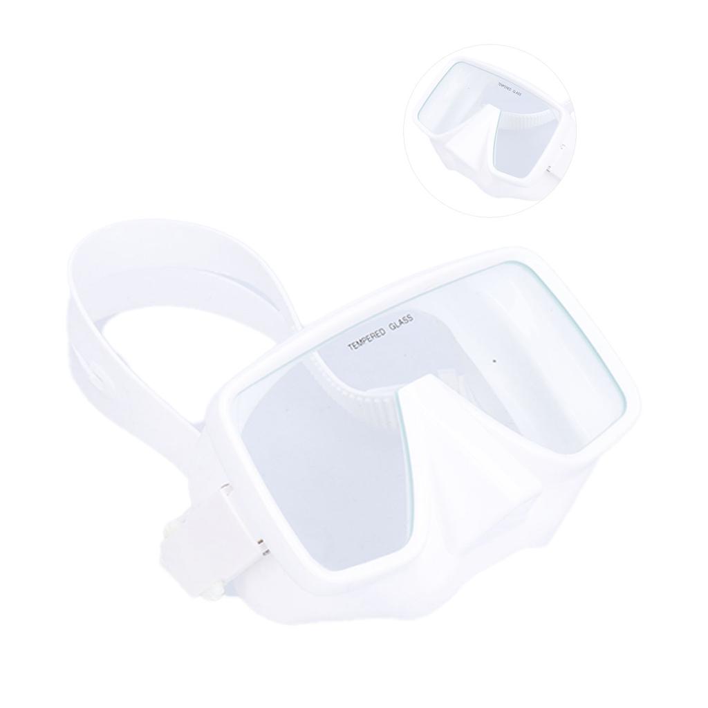 Diving Goggles AntiFog Silicone Underwater Goggles Tempered Glass Lens Swimming Glasses