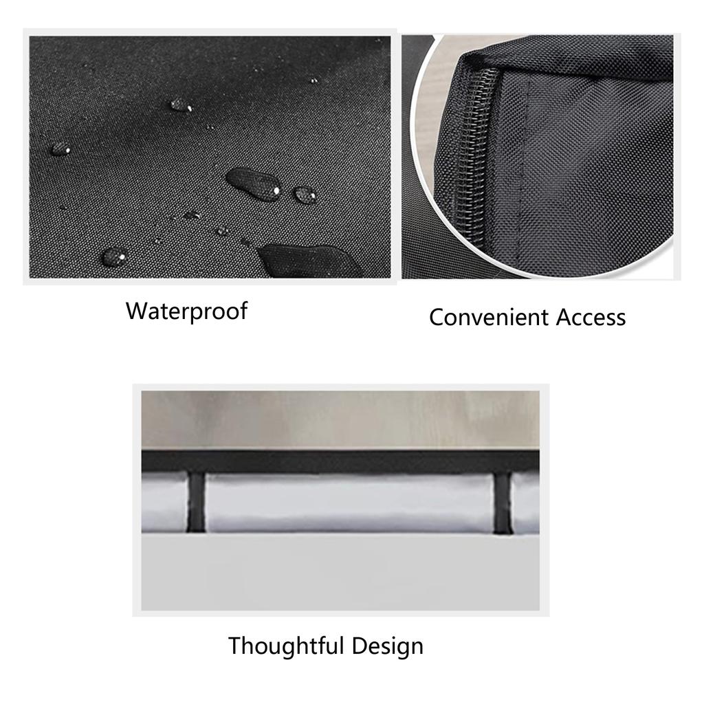 Custom Fit Shelf Protectors 36x18x72in Water Proof Dust Cover Outdoor Indoor Storage Solution Oxford Cloth Shelf Cover