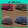 Washable Cotton Flat Top Cap With Windproof Feature For Men And Women