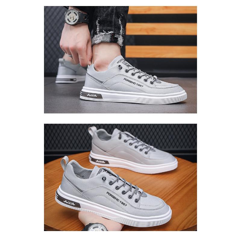 Men's Summer Thin Breathable White Slip-On Canvas Casual Sports Shoes For Work And Leisure.