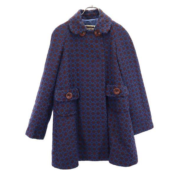 

ТАРА ДЖАРМОН Общая ручка Шерстяная смесь Полупальто 36 Коричневый Женский Б/у