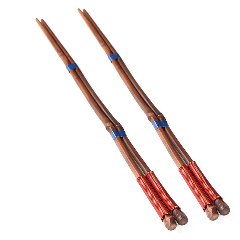 

2шт палочки для еды японский ретро набор деревянные палочки для суши медная обмотка кухонные принадлежности