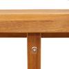 Outdoor Dining Table Round Ø110 X 75 Cm Solid Acacia Wood