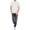 Polo Ralph Lauren Solid Logo Polo Collar Single-Breasted Short Sleeve Shirt Men shirts White 710691428-005