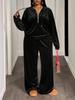 2025 Women's Two-Piece Korean Velvet Casual Sports Set: Hooded Sweatshirt & Pants