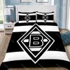 Copripiumino Federa Set Biancheria da Letto BorussiaS M-MonchengladbachS Adulto RagazzoRagazza Decorazione Camera da Letto Regalo per Bambini Singolo Grande