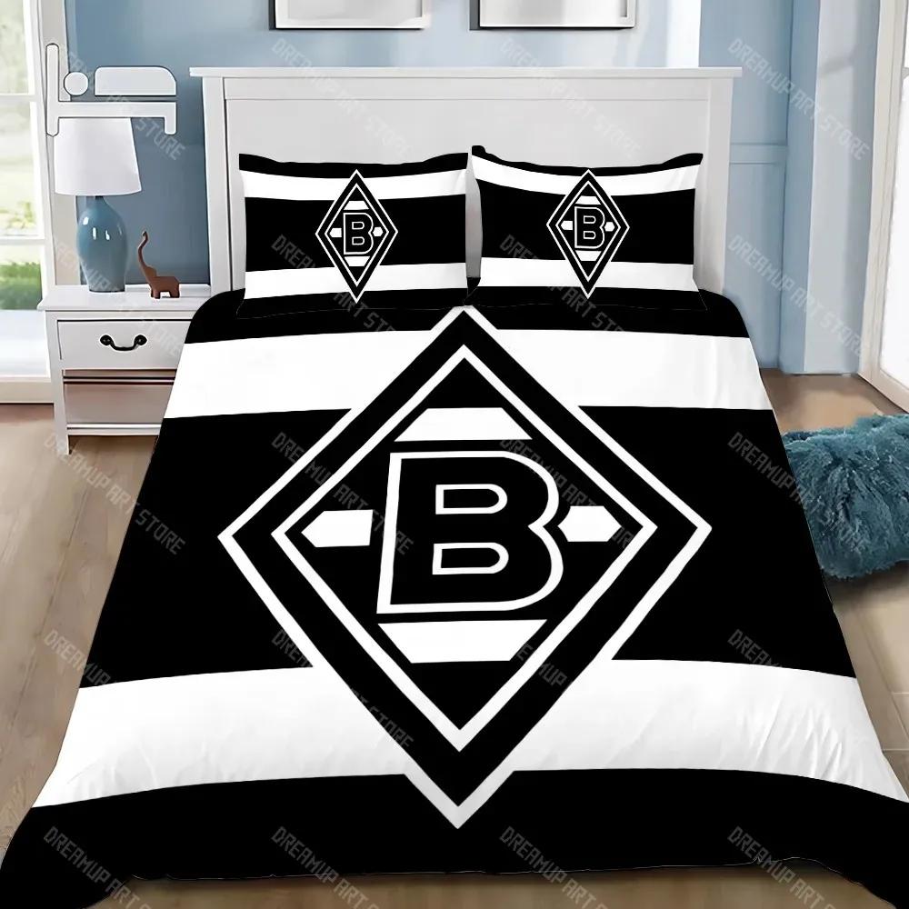 Copripiumino Federa Set Biancheria da Letto BorussiaS M-MonchengladbachS Adulto RagazzoRagazza Decorazione Camera da Letto Regalo per Bambini Singolo Grande
