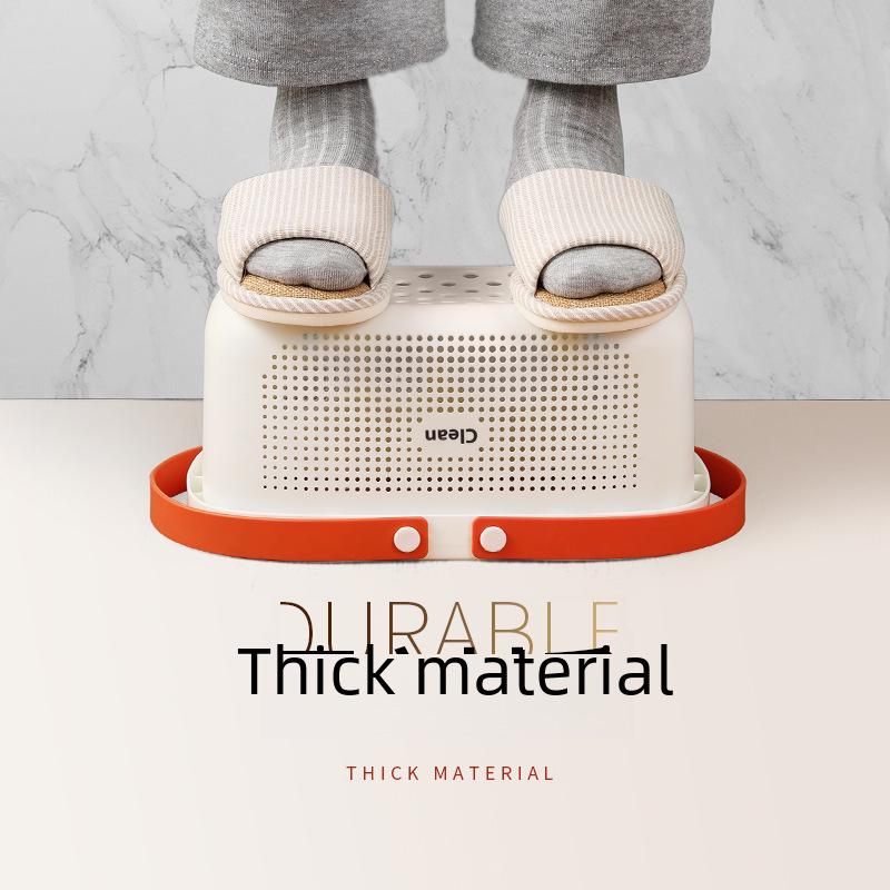 Portable Bathroom Wash Basket for Storage