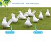 Simulation Foam White Pigeon Fake Artificial Imitation Bird Wedding Decor Model Handicraft Foam Doves Garden Ornament Home