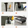 10-30cm Metal Furniture Legs Black Gold for Coffee Table Feet Sofa Chair Bathroom Cabinet Replacement Legs Hardware 4pcs