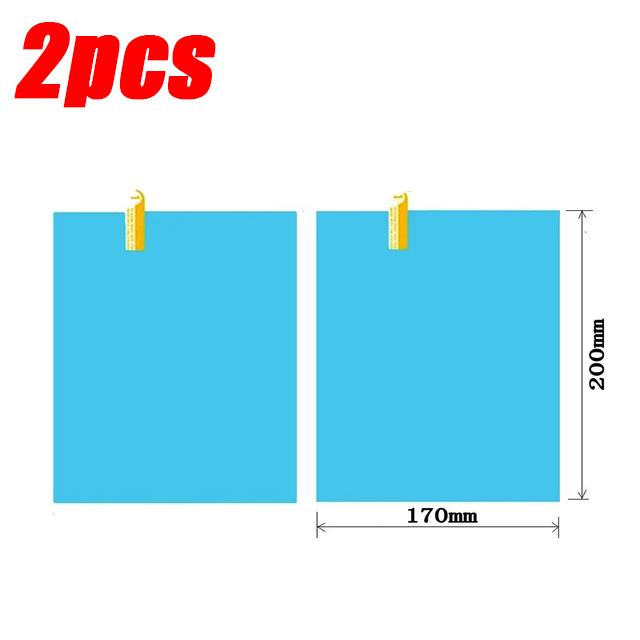 Set de filme pentru oglindă retrovizoare rezistente la ploaie Geam autovehicul autovehicul autocolante impermeabile anti-ceață Conducere în siguranță în zilele ploioase Filme rezistente la ploaie