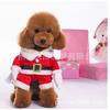 Pet Christmas Costume Set Dogs Cats - Red White Cosplay Outfit Cotton XS To XL