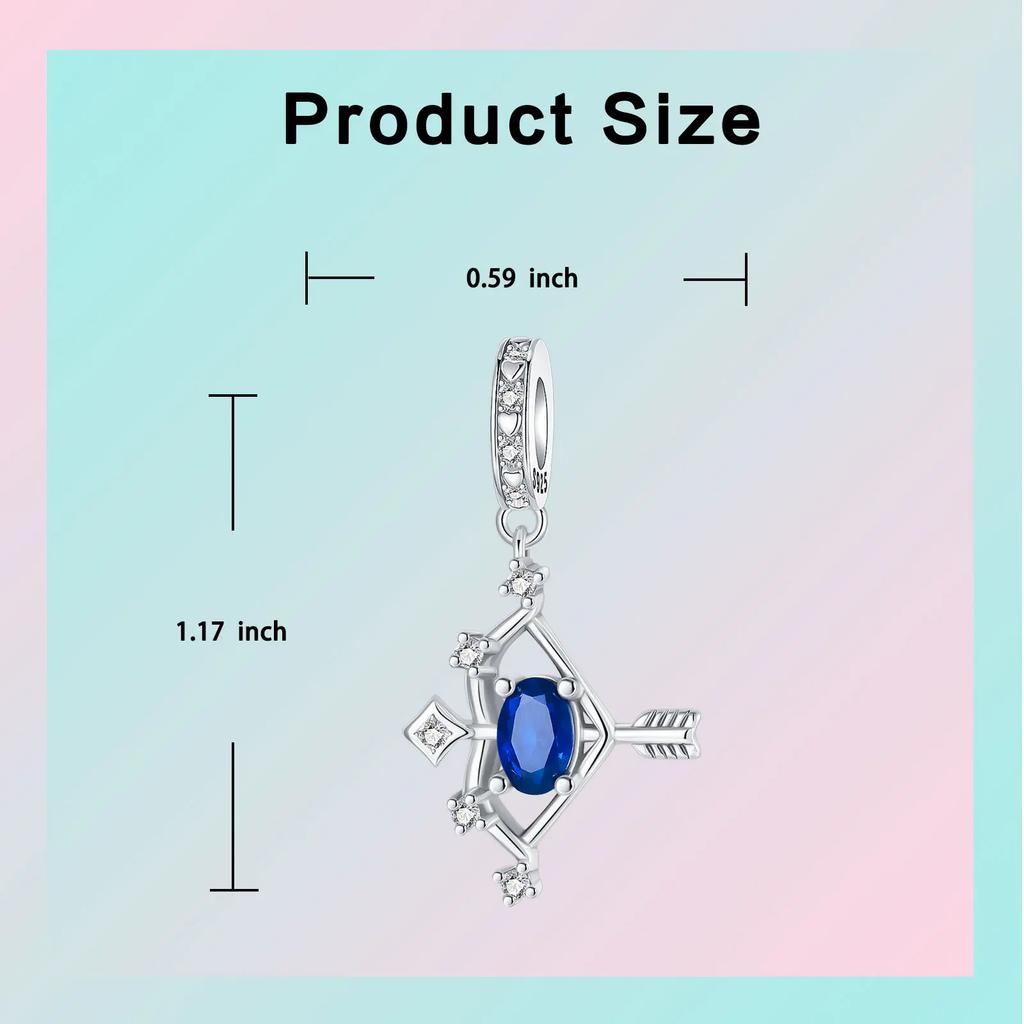 Copper Astrological Zodiac Twelve 12 Constellation Pendant Fit Original Bracelet Making For Woman Jewelry Fashion