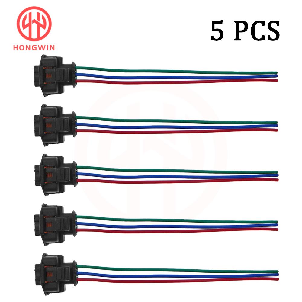 5S1348,PC641 3Pin Camshaft Position Sensor Connector Wiring Pigtail Harness Plug For Mercedes-Benz C300 C350 E350 W211 W203 W210