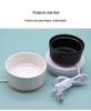 Heated Ceramic Pet Water & Yogurt Bowl for Cats & Dogs