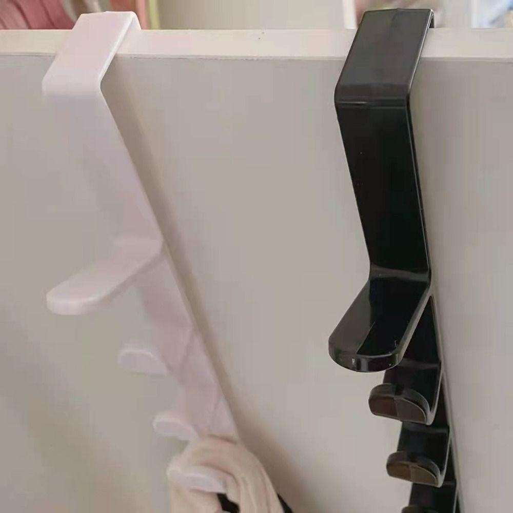 2Pcs Clothes Storage Door Hanger Hooks Rails Hanging Rack Storage Holder Clothes Bag Caps Purse