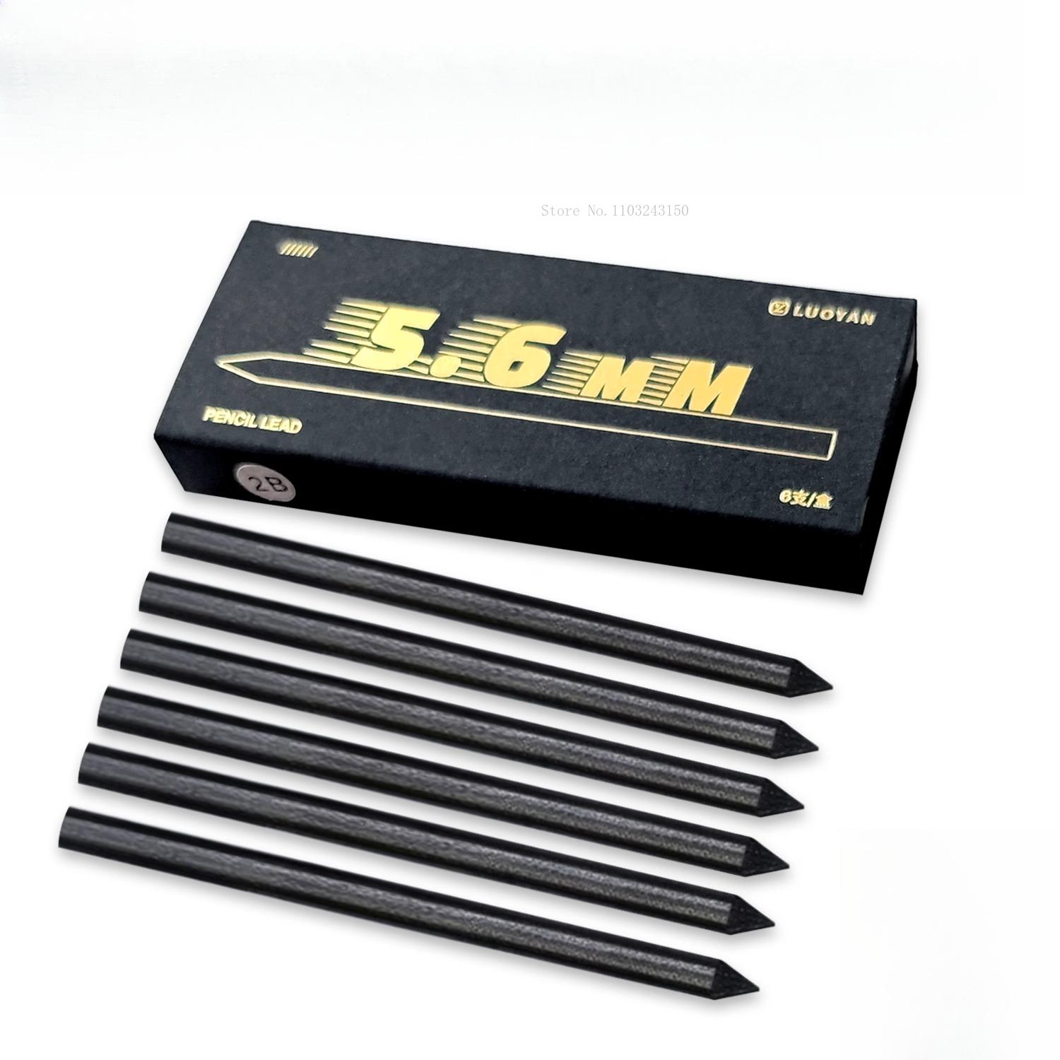 

Portable Wooden 5.6mm Mechanical Pencils Set Professional Art Sketching Pocket Pen Outdoor Drawing Engineering Design Quick Pen