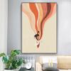 Strand Ozean Brandung Sonne Beige Boho Modern Minimalismus Abstrakt Wandkunst Leinwand Malerei Drucke Wohnzimmer Poster Bild Heimdekor