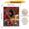 Disney oil painting Beauty Rose handmade diy art painting home decoration