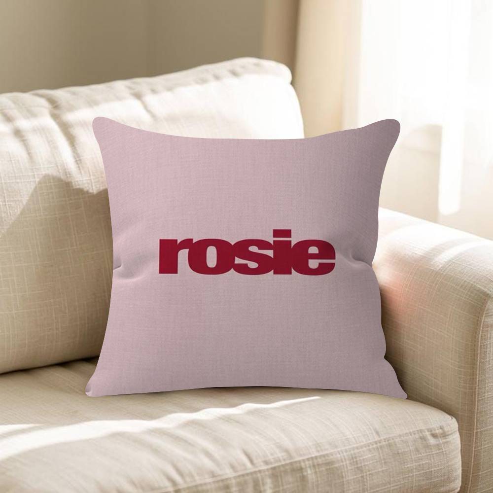 Ins Korean Sweet Pink Letters Pillowcases Home Bedding Decorative Pillow Cover Wedding Super Soft Pillow Case