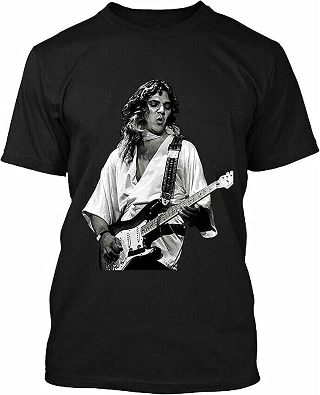 Tommy Bolin Guitarist and Songwriter Mens T Shirt Size L чёрный