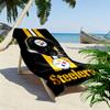 Pittsburgh Steelers Print Beach Towel, Large Soft Quick Dry Towel for Beach Camping Swimming