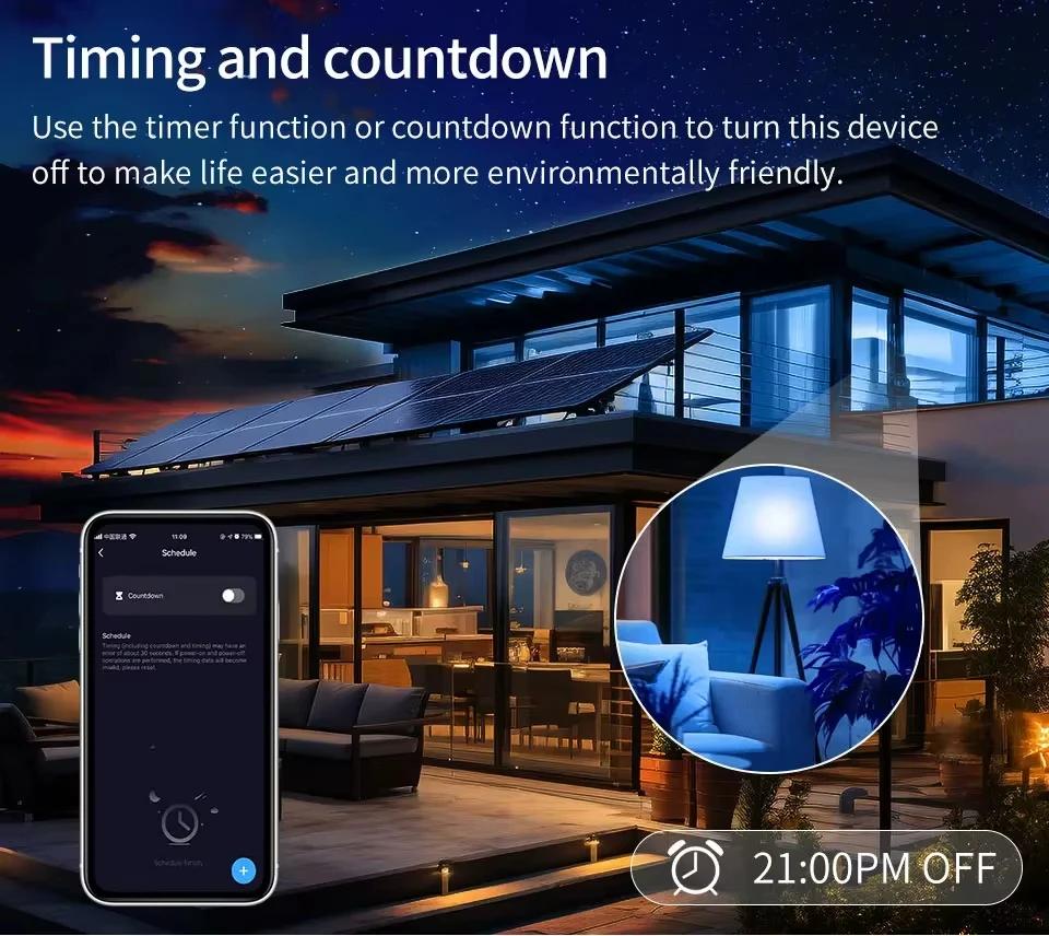 E27 Bluetooth Smart RGB LED Bulb 9W 220V Tuya/Smart life APP Control Dimmable Lamp with Timer Music Sync for Home Decor Lighting