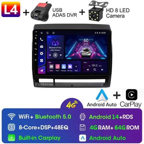2Din 9" Android 13 Car Radio Player For Toyota Tacoma 2 HILUX 2005-2013 Carplay GPS Navi Head Unit 2din Stereo DVD