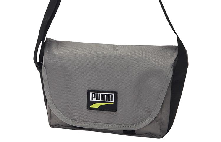 PUMA Fabric Messenger Bag, Crossbody Bag Regular Unisex Gray 077861-11