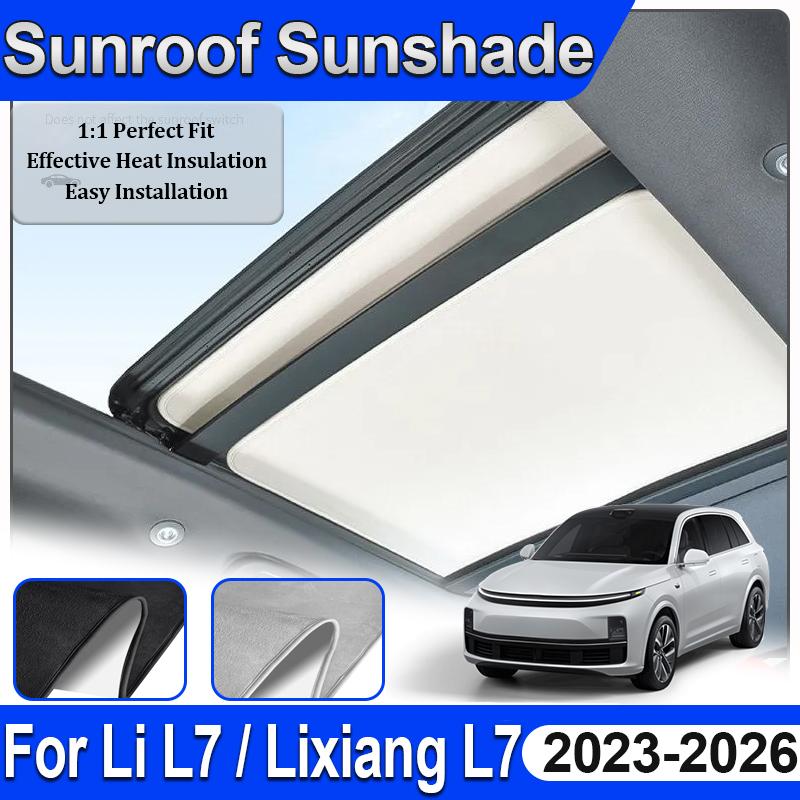 Car Sunroof Sunshade For Lixiang L7 Li L7 Accessories X03 2023 2024 2025 2026 Electrostatic Anti UV Sun Protection Curtain Visor