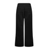 Ladies Fashion Loose Draw String Waist Solid Color Cargo Pants Leisure Flares