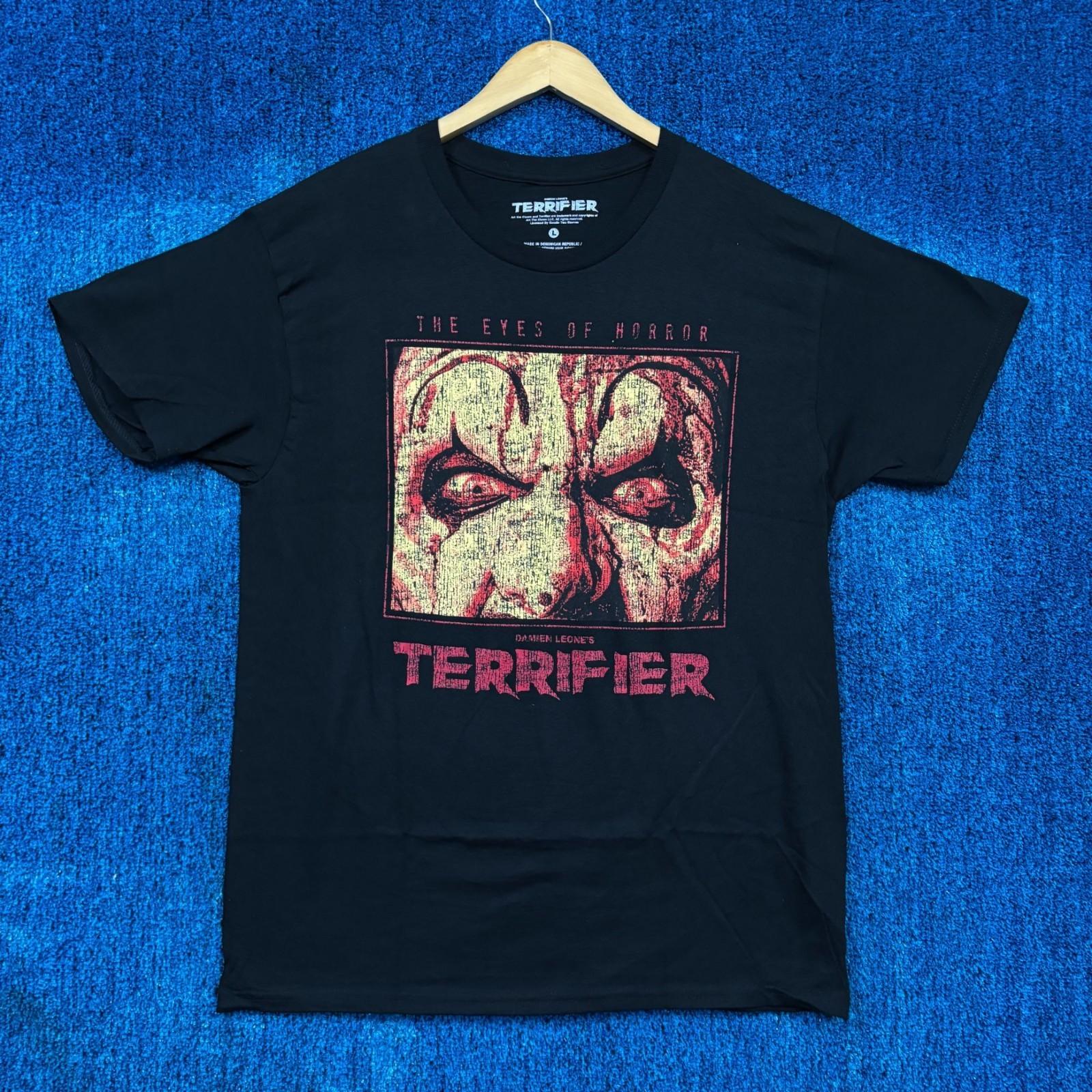 Terrifier The Eyes OF Horror Movie T-Shirt Size Large Unisex T-Shirt S