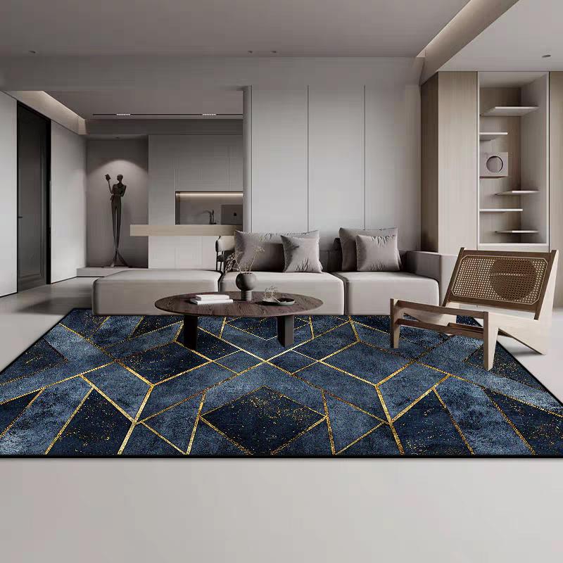 Nordic Geometric CARPET FOR LIVE ROOM Home Decoration Bedroom Luxury Large Area Rugs Flannel Antiskid Lounge Floor Mats Non-slip