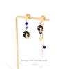 Elegant Cat Star Tassel Earrings for Women - Dreamy Niche Design with Mosquito Coil Clasp