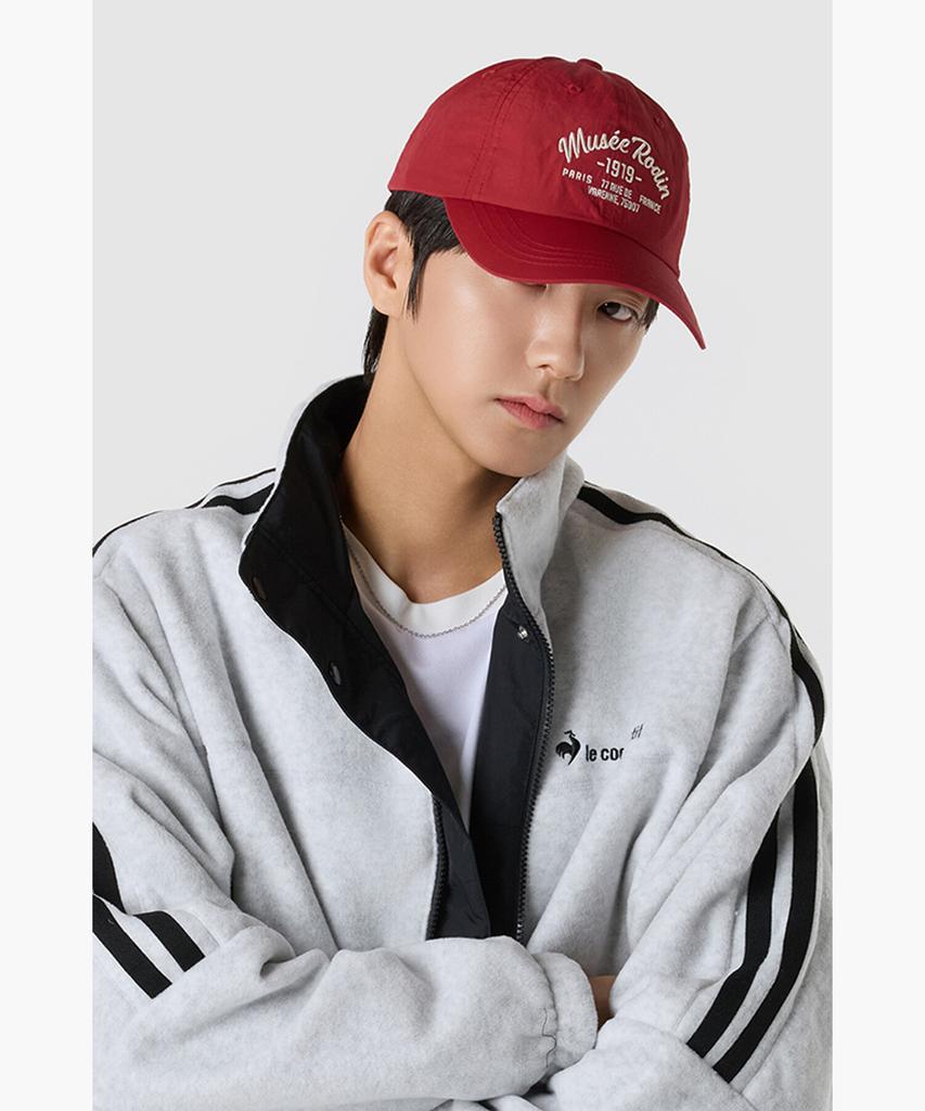 LECOQ Life Nylon Arch Lettering Ball Cap - Red (Qq323Acp83)