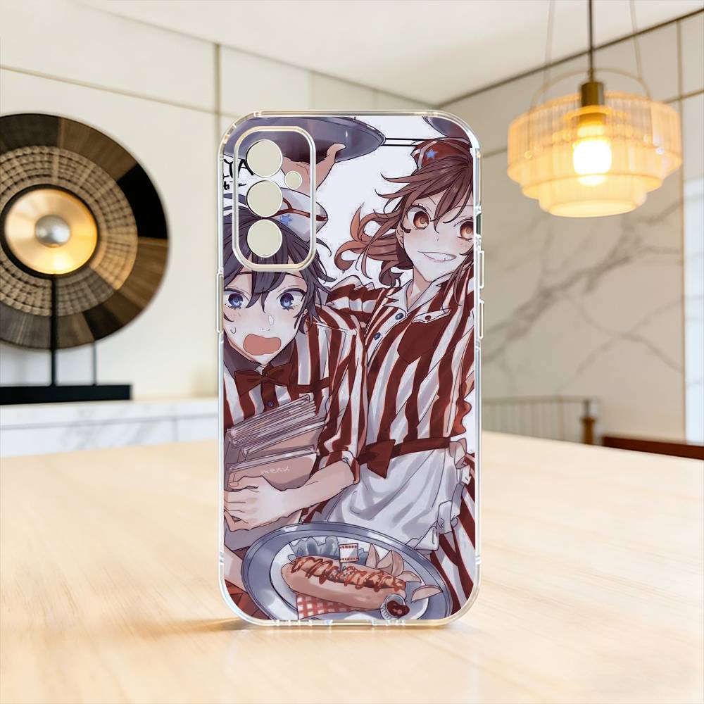 

Horimiya Kyouko Hori Izumi Miyamura Phone Case For SamsungA10,12,20,21S,30,31,40,50,51,52,70,71 Transparent Cover Samsung a10