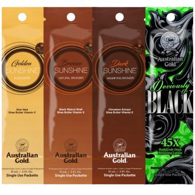 Australian Gold Sachet Set Opalovacích Krémů x4