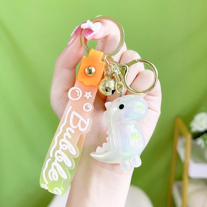 

Creative Frosted Luminous Dinosaur Keychain