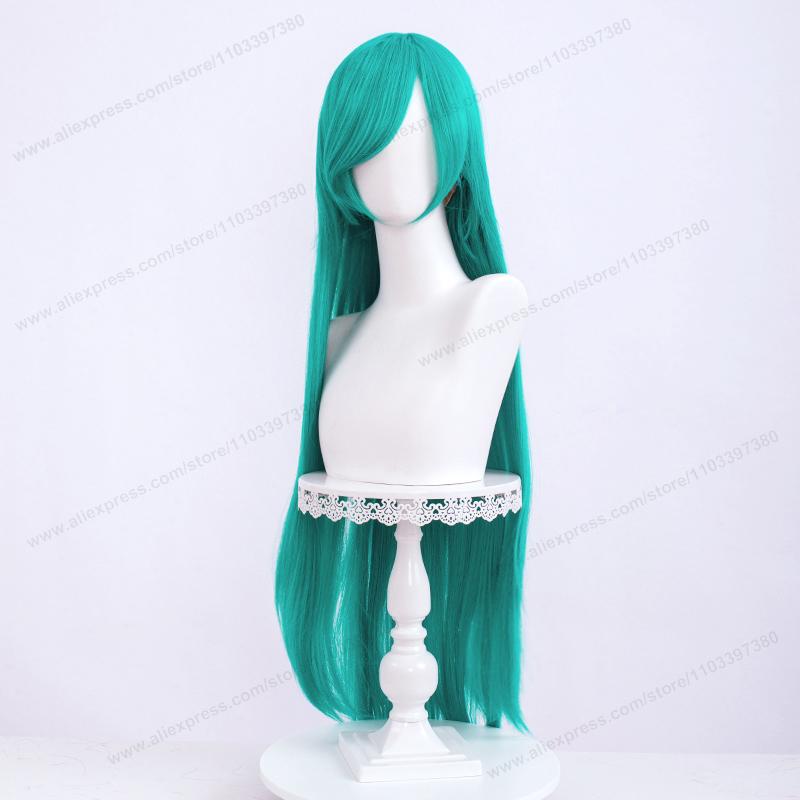 Anime 100Cm Long Staight Cosplay Synthetic Wig Black White Red Pink Brown Gold Blue Women Heat Resistant Hair High Quality Wigs