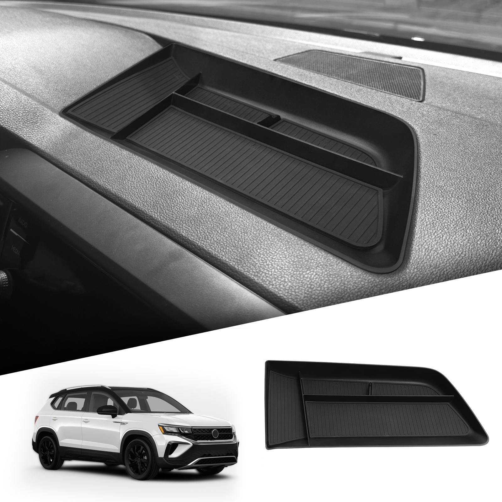 

для VW Volkswagen Taos 2025-2025 (Североамериканская версия) Органайзер на приборную панель, лоток для хранения, бокс для аксессуаров